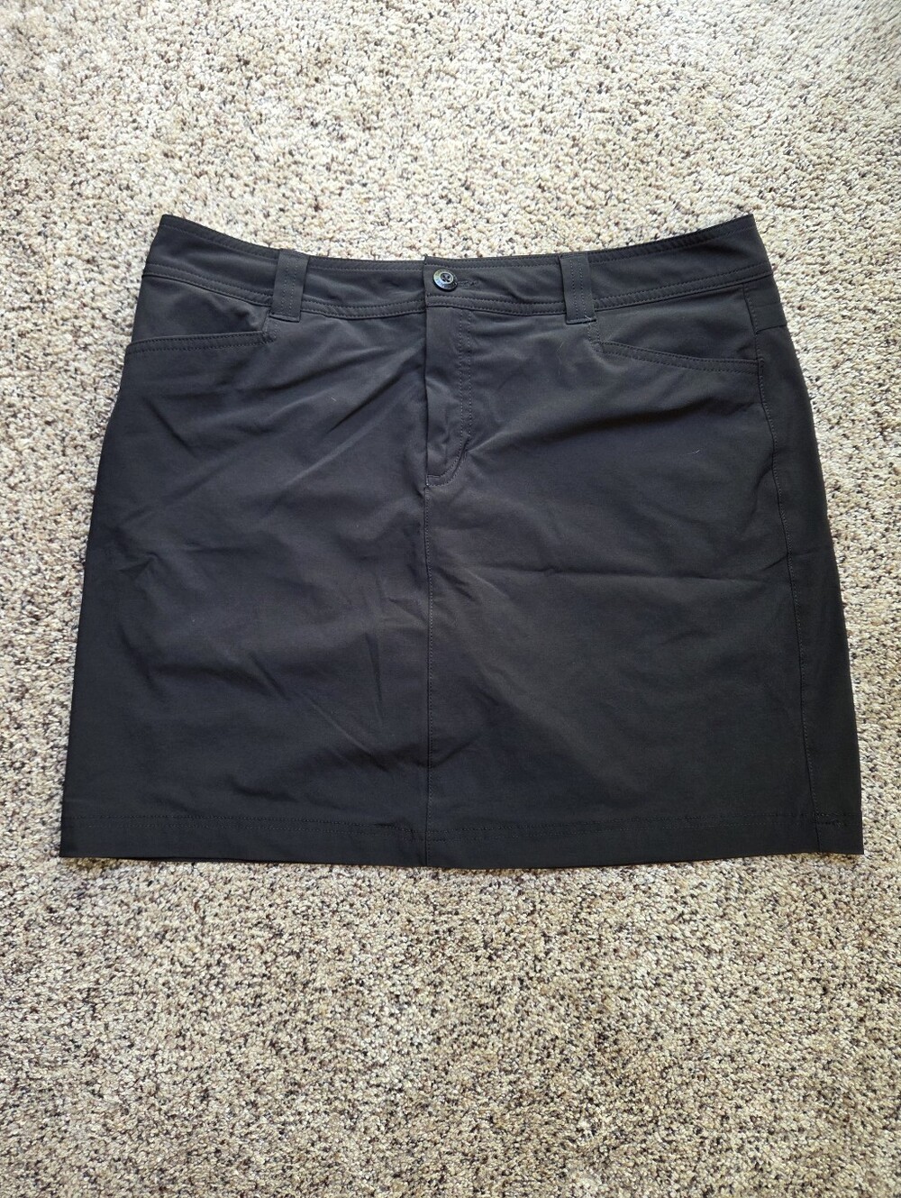 Eddie Bauer Black Activewear Skort Moisture Wick Sports Skirt